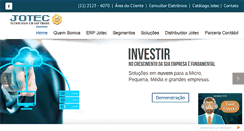 Desktop Screenshot of jotec.com.br