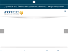 Tablet Screenshot of jotec.com.br